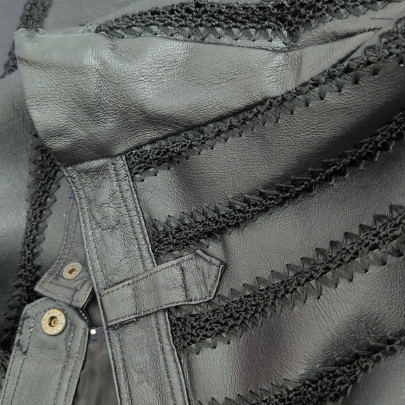 HP. Vintage Pig Leather Skirt - Picture 13 of 14